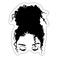 Sexy Girl Hair Style Vinyl Wall Decal Sticker. #471 – StickerBrand